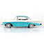 1957 Chevy Bel Air 1:24 Scale Diecast Model Turquoise by Motor Max