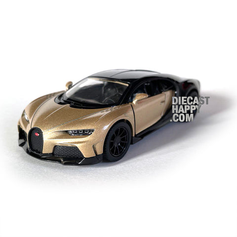 2021 Bugatti Chiron Super Sport 1:38 Scale Diecast Model Gold by Kinsmart