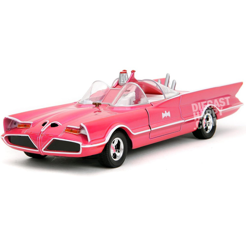 1966 Batmobile 1:24 Scale Diecast Model Pink Metallic by Jada 35189