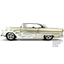 1955 Chevy Bel-Air 1:24 Scale Diecast Model Gold by Jada