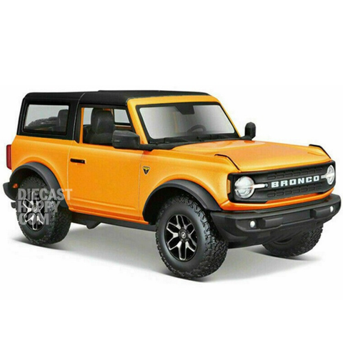 2021 Ford Bronco Badlands Orange 1:24 Scale Diecast Model by Maisto 31530