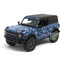 2022 Ford Bronco Camo Hard Top 1:34 Scale Diecast Model Blue by Kinsmart