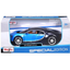 2021 Bugatti Chiron 1:24 Scale Diecast Model Blue by Maisto 31514