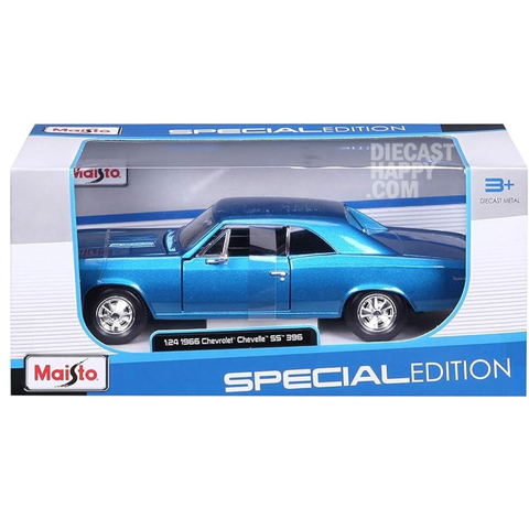 1966 Chevy Chevelle SS 396 1:24 Scale Diecast Model Blue by Maisto 31960