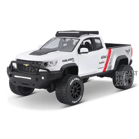 2017 Chevrolet Colorado ZR2 Off Road 1:27 Scale Diecast White (Without Box)