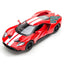 2017 Ford GT with Stripes 1:38 Scale Diecast Model Red by Kinsmart