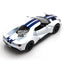 2017 Ford GT with Stripes 1:38 Scale Diecast Model White by Kinsmart