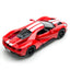 2017 Ford GT with Stripes 1:38 Scale Diecast Model Red by Kinsmart