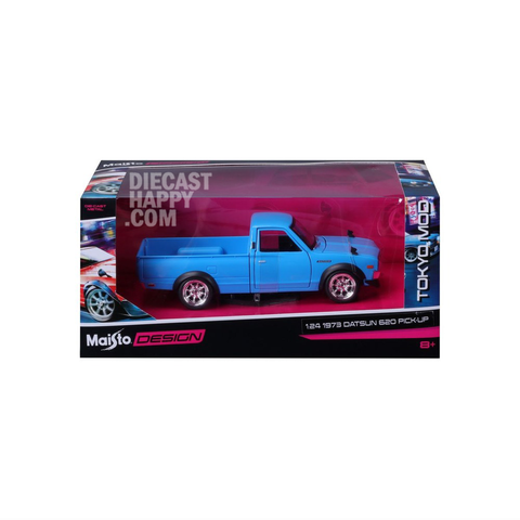 1973 Datsun 620 Pickup Truck 1:24 Scale Diecast Model Blue by Maisto 32528