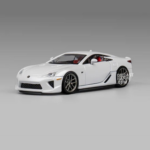 2010 Lexus LFA 1:64 Scale Diecast Model Pearl White by CM Model