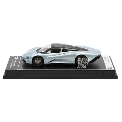 2020 McLaren Speedtail 1:64 Scale Diecast Model Silver by PosterCars