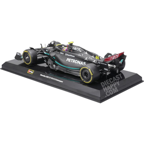 2023 Mercedes AMG W14 Lewis Hamilton #44 1:24 Scale Diecast Model by Bburago