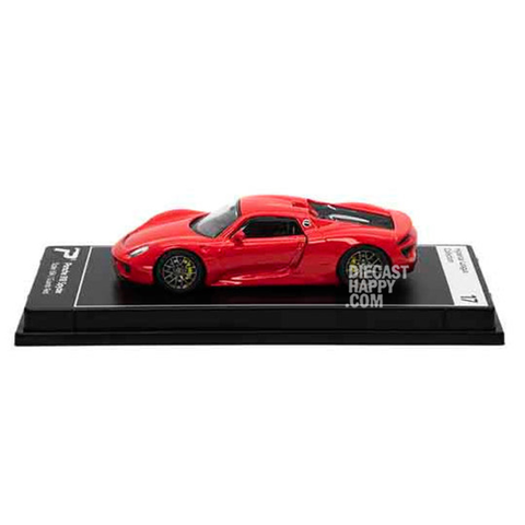 2015 Porsche 918 Spyder 1:64 Scale Diecast Model Red by PosterCars