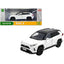 2023 Toyota RAV4 Hybrid XSE 1:24 Scale Diecast Model White w/ Black Top