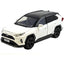 2023 Toyota RAV4 Hybrid XSE 1:24 Scale Diecast Model White w/ Black Top