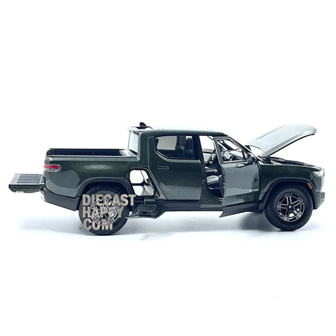 2026 Rivian R1T Pick Up Truck Forest Green 1:18 Scale Diecast Model by Maisto 31466