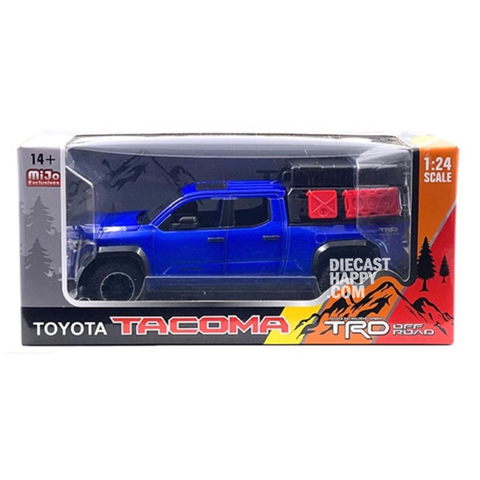 2024 Toyota Tacoma TRD Pro Off-Road 1:24 Scale Diecast Model Blue