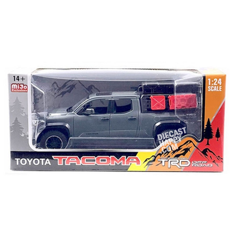 2024 Toyota Tacoma TRD Pro Off-Road 1:24 Scale Diecast Model Grey