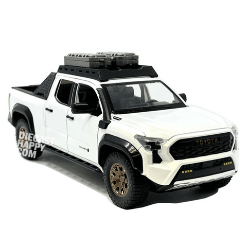 2024 Toyota Tacoma Trailhunter 1:24 Scale Diecast Model White