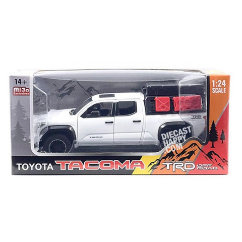 2024 Toyota Tacoma TRD Pro Off-Road 1:24 Scale Diecast Model White