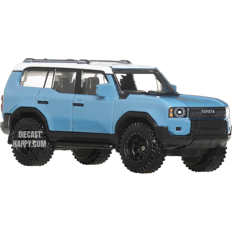 2024 Toyota Land Cruiser 1:64 Scale Diecast Model Cavalry Blue