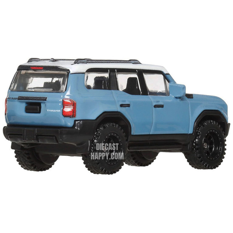 2024 Toyota Land Cruiser 1:64 Scale Diecast Model Cavalry Blue