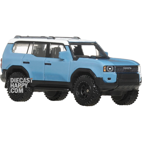 2024 Toyota Land Cruiser 1:64 Scale Diecast Model Cavalry Blue
