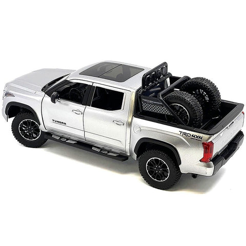 2023 Toyota Tundra TRD Off-Road 4×4 1:24 Scale Diecast Model Silver