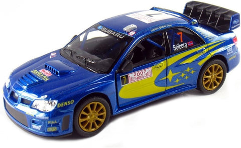 2007 Subaru Impreza WRC 1:36 Scale Diecast Model Blue by Kinsmart