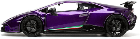 2019 Lamborghini Huracan LP 640-4 Performante 1:24 Purple by Jada 34214