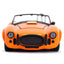 Bigtime Muscle 1965 Shelby Cobra 427 S/C 1:24 Scale Diecast Model Orange by Jada