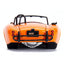 Bigtime Muscle 1965 Shelby Cobra 427 S/C 1:24 Scale Diecast Model Orange by Jada