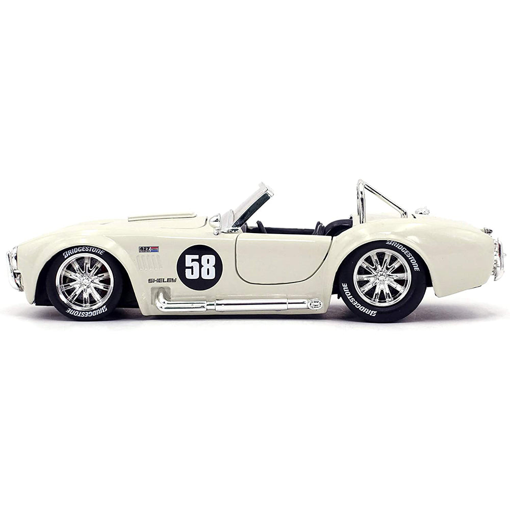 Jada Bigtime Muscle 1/24 Scale 1965 Shelby Cobra 427 S/C – Diecast Model Car