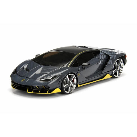 2017 Lamborghini Centenario Carbon Fiber 1:24 Scale Diecast Model Black by Jada 99361