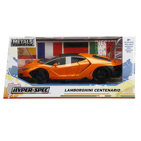 2017 Lamborghini Centenario 1:24 Scale Diecast Model Orange by Jada 99363