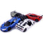 1995 McLaren F1 GTR 1:34 Scale Diecast Black/Red/Blue/White Kinsmart (SET OF 4)