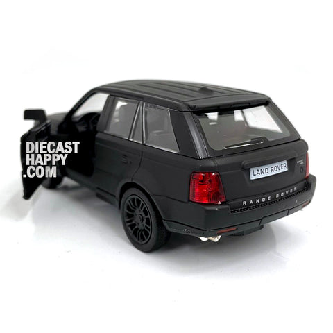 2012 Land Rover Range Rover Sport 1:38 Scale Diecast Model Matte Black