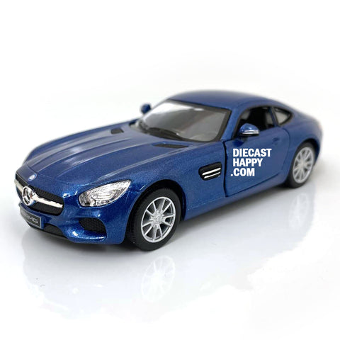 2015 Mercedes-AMG GT Coupe 1:36 Scale in Blue by Kinsmart