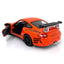 2010 Porsche 911 GT3 RS 1:36 Scale in White/Orange/Black/Grey by Kinsmart