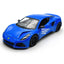 2023 Lotus Emira 1:34 Scale Diecast Model in Blue by Kinsmart