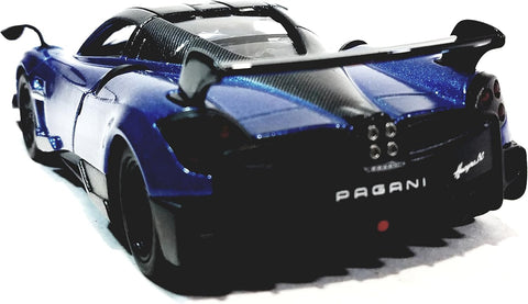 2016 Pagani Huayra BC 1:38 Scale Diecast Model Blue