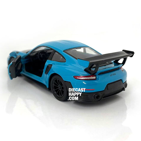 2010 Porsche 911 GT2 RS 1:36 Scale Diecast Model Blue by Kinsmart