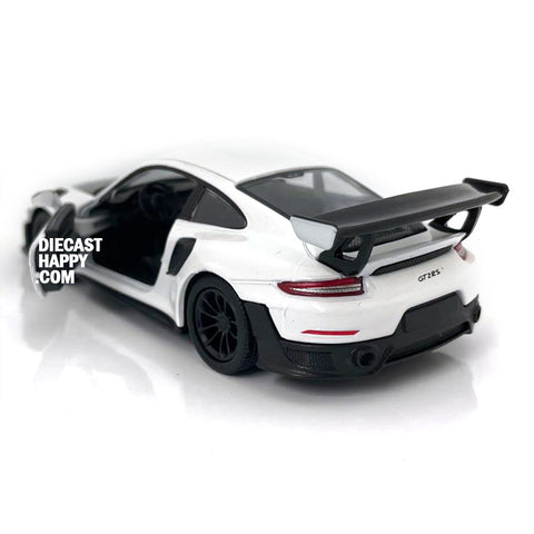 2010 Porsche 911 GT2 RS 1:36 Scale Diecast Model White by Kinsmart