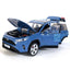 2023 Toyota RAV4 Hybrid XLE 1:24 Scale Diecast Model Blue