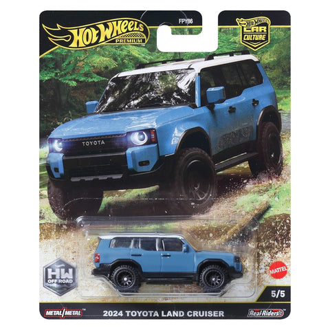 2024 Toyota Land Cruiser 1:64 Scale Diecast Model Cavalry Blue