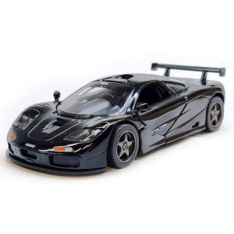 1995 McLaren F1 GTR 1:34 Scale Diecast Model Black by Kinsmart