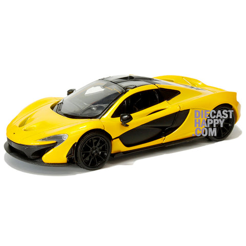 2013 McLaren P1 1:24 Scale Diecast Model Volcano Yellow by Motor Max