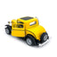 1932 Ford 3-Window Coupe 1:34 Scale Diecast Model Yellow by Kinsmart