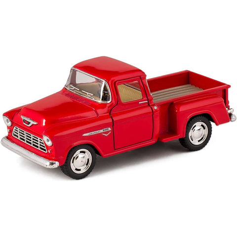 1955 Chevy Stepside Pickup Truck 1:32 Scale Red by Kinsmart