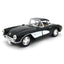 1957 Chevrolet Corvette 1:34 Scale Diecast Model Black by Kinsmart